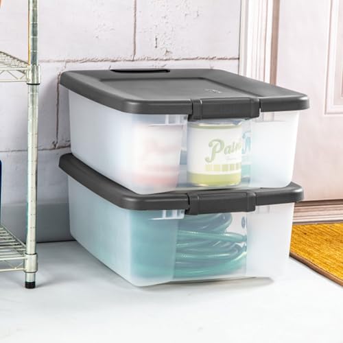 4 Shelf Lockable Plastic Storage Cabinet E122005