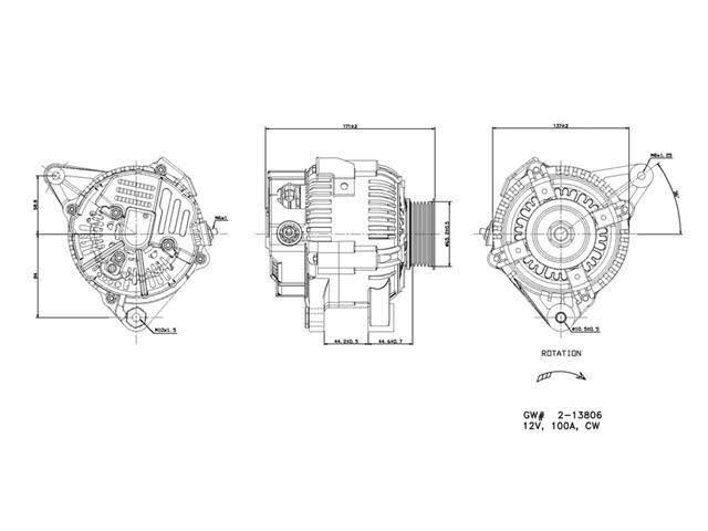 Alternator A623174
