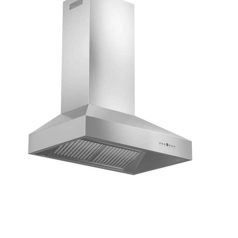 30 in. 400 CFM Convertible Wall Mount Range Hood Stainless Steel C23979