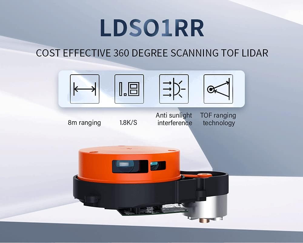 TOF Lidar 5Hz 9Meter Range Robot Vacuum Cleaner Y5152