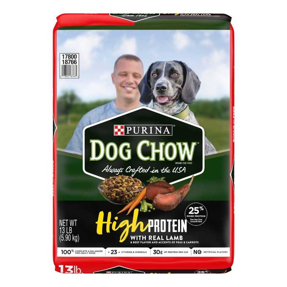 High Protein Dry Dog Food With Lamb & Beef Flavor Z9320