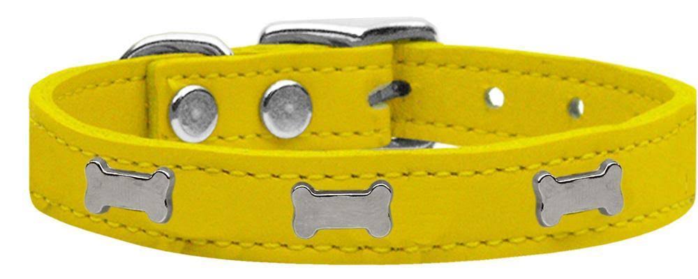 Purple Genuine Leather Dog Collar L36622