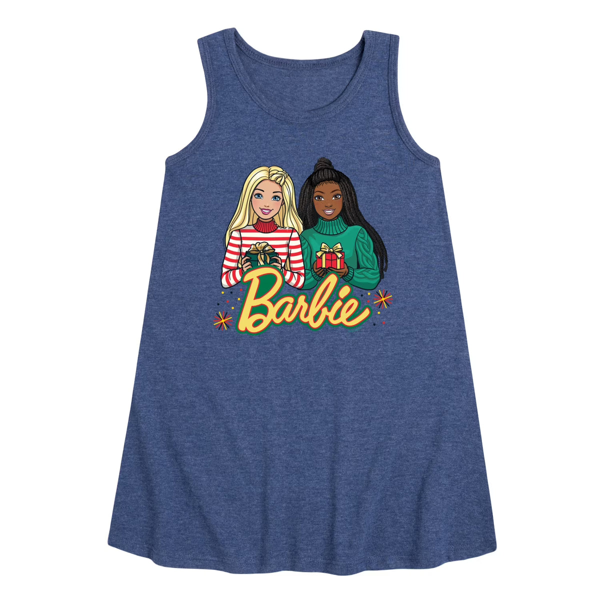 Kwanzaa Barbies A-line Dress F742