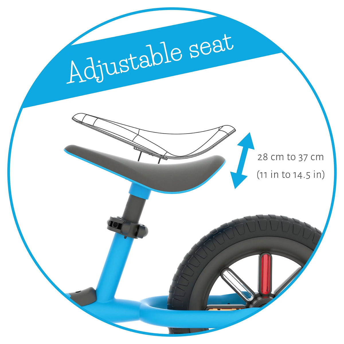 Balance Bike with Adjustable Seat R46876