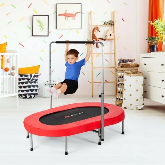 Red Foldable Mini Kids Trampoline C7969