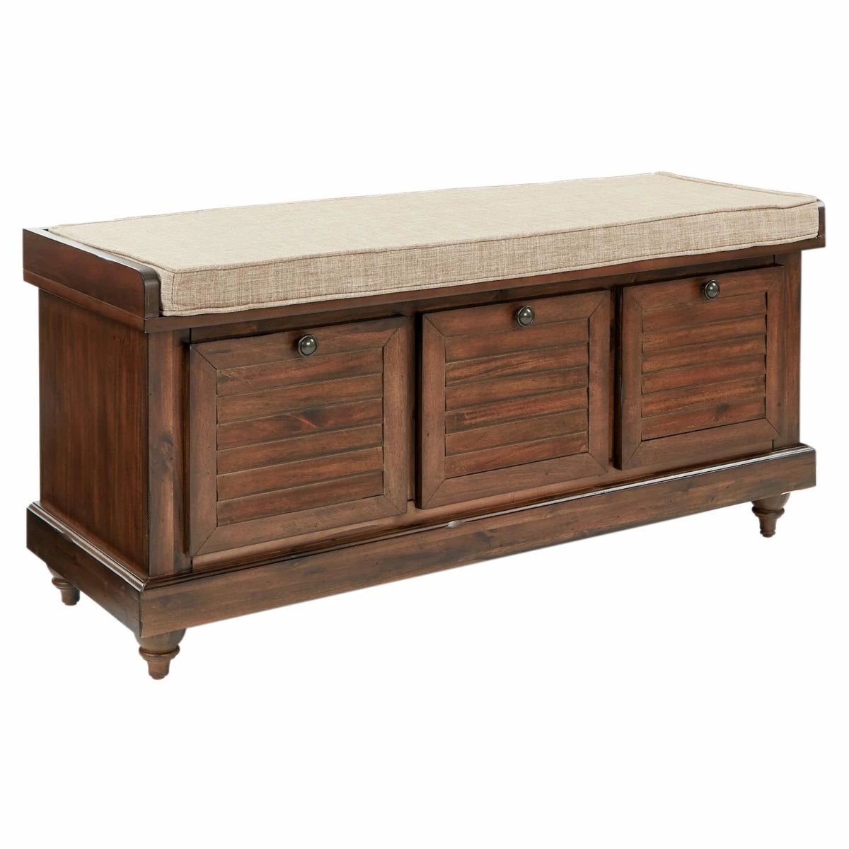 Wood Storage Bench X79636