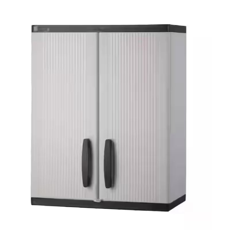 Gray Plastic Freestanding Garage Base Cabinet O38185