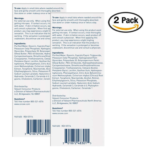 2 Pack 1 Ounce Hydrating Serum Fragrance Free K934