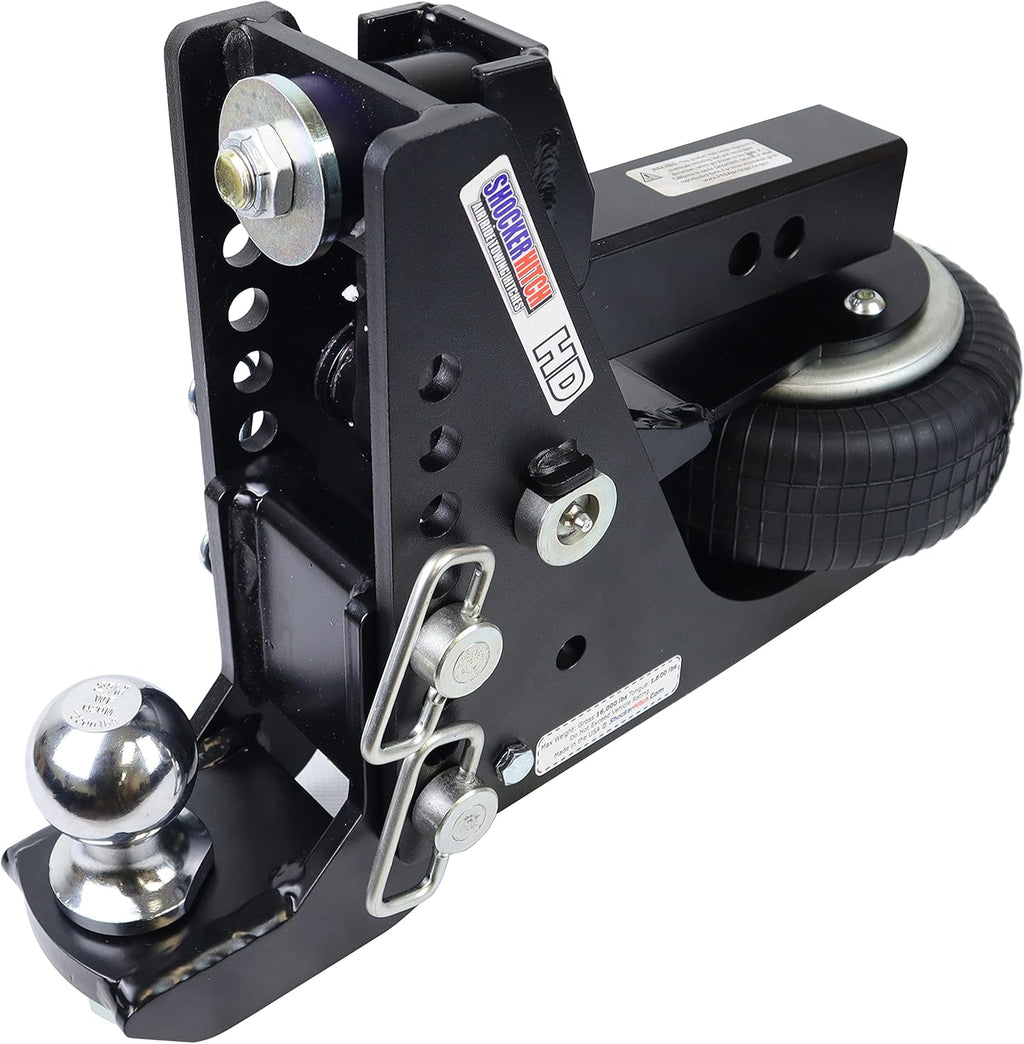 Black Air Drop Hitch with 2-5/16" Ball S537