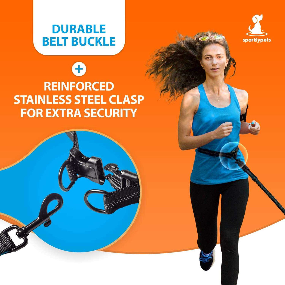 Hands Free Double Dog Leash I7320