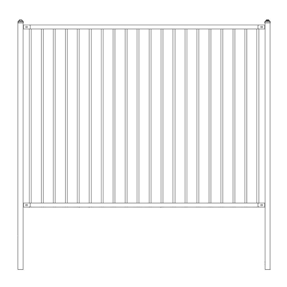 Black Steel Fence Y641945