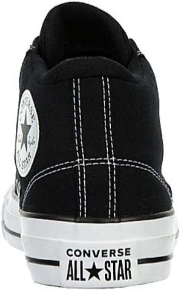 Black White Mid High Canvas Sneaker X217302