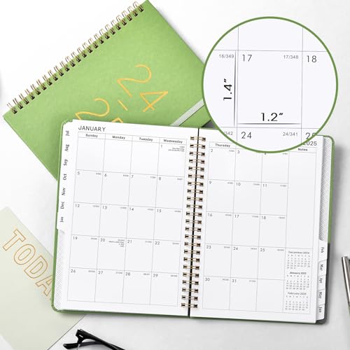 Weekly Monthly Planner 6.4" x 8.5" with Twin-Wire Binding A2487