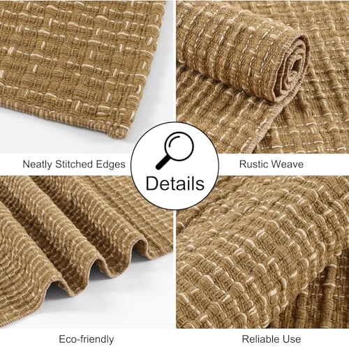 Small 3x5 Washable Low Pile Braided Rug M823