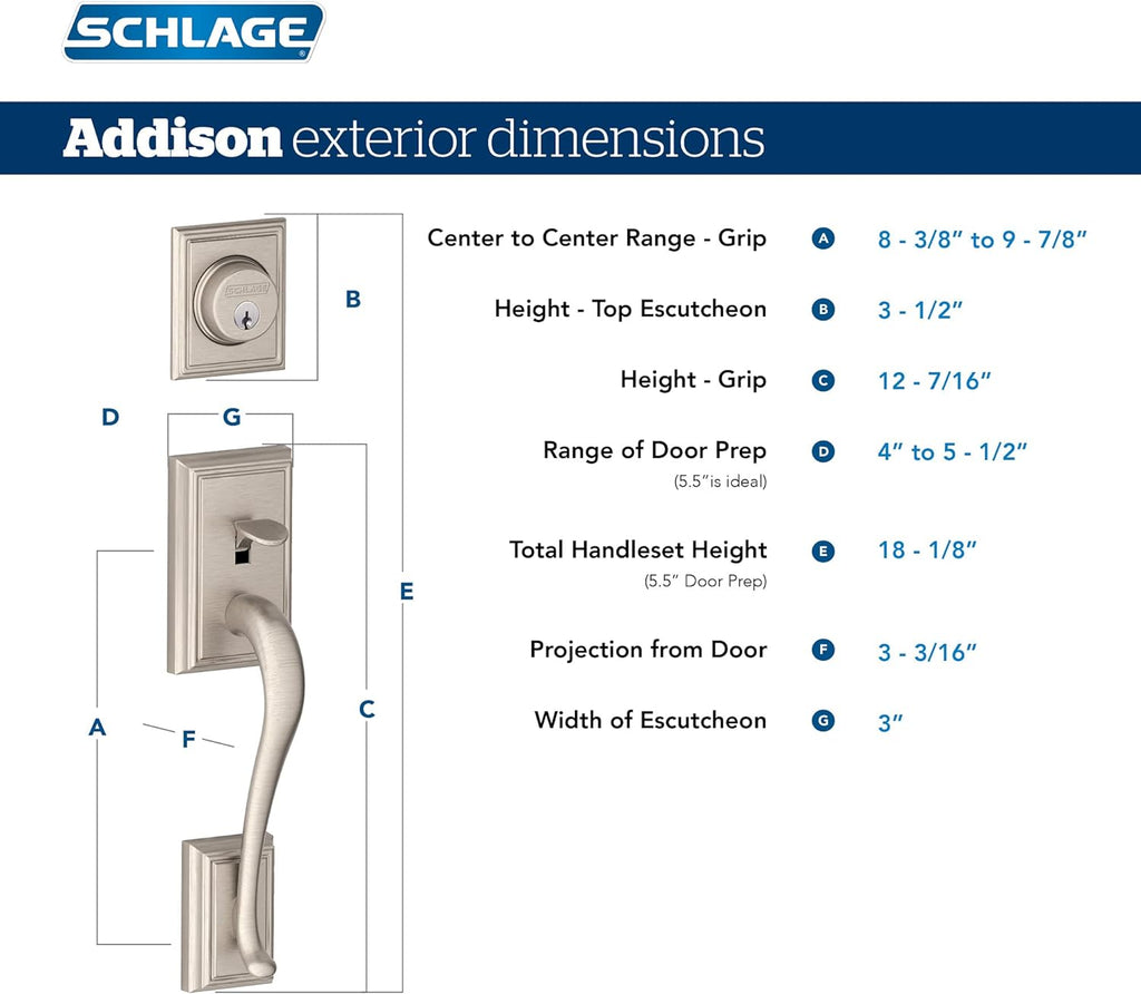 Matte Black Front Entry Handleset with Georgian Knob, Deadbolt Keyed 1 Side G741711