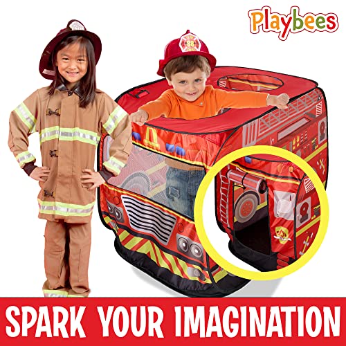 Pop-Up Play Tent with Front Stage and Carry Bag Q1485