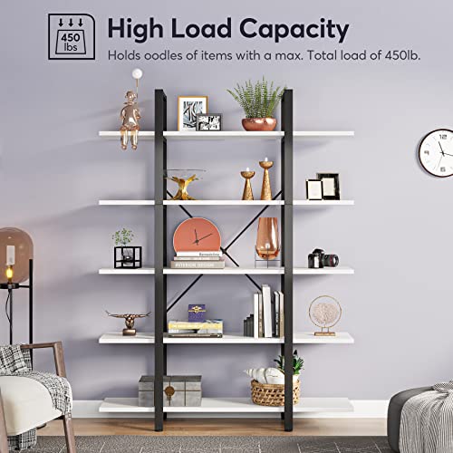 5-Tier Black Bookshelf V514