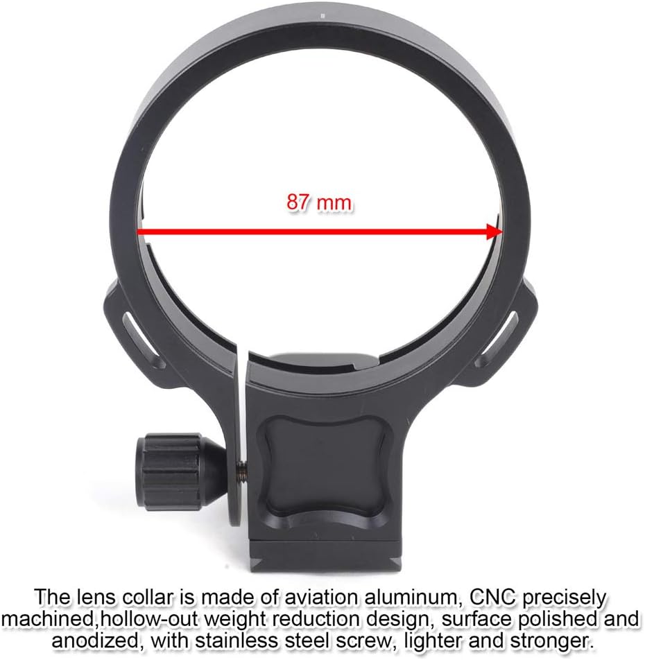 CNC Machined Lens Collar Tripod Mount Ring ARCA Fit K10262