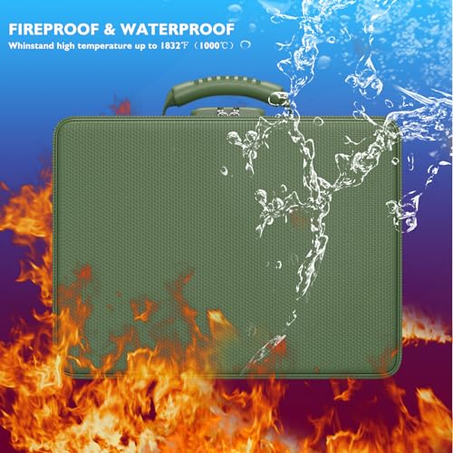 Fireproof Document Bag with Lock S63958