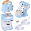 Pink Toy Kitchen Set with Coffee Maker, Mixer and Toaster E6646