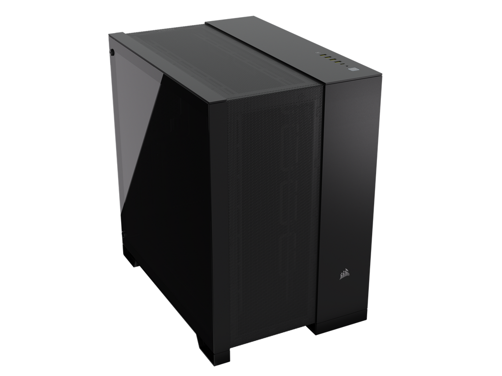 Black Super Mid-Tower Tempered Glass Airflow Case S7129