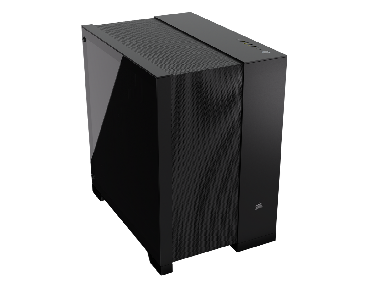 Black Super Mid-Tower Tempered Glass Airflow Case S7129