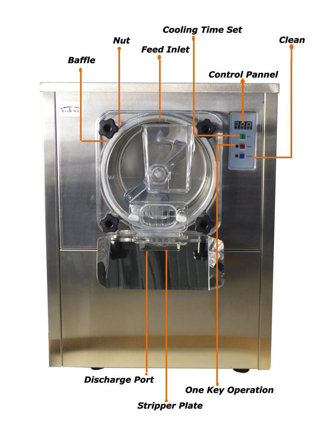 Commercial Desktop LCD Ice Cream Maker Y914402