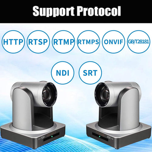 20X NDI HX PoE PTZ Camera W694