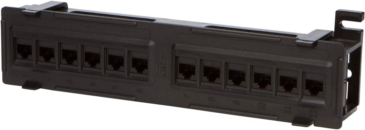 24 Port Cat6 RJ45 Patch Panel Pack of 2 B782