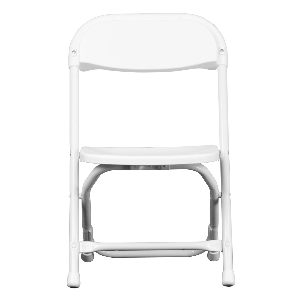 White Plastic Kids Folding Chair W91592