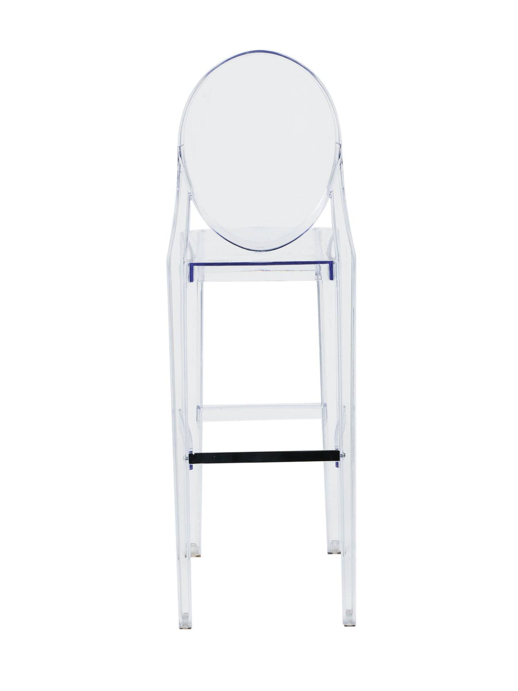 Clear Armless Barstool Q95023