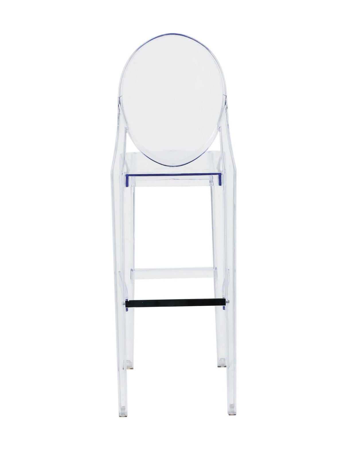 Clear Armless Barstool Q95023