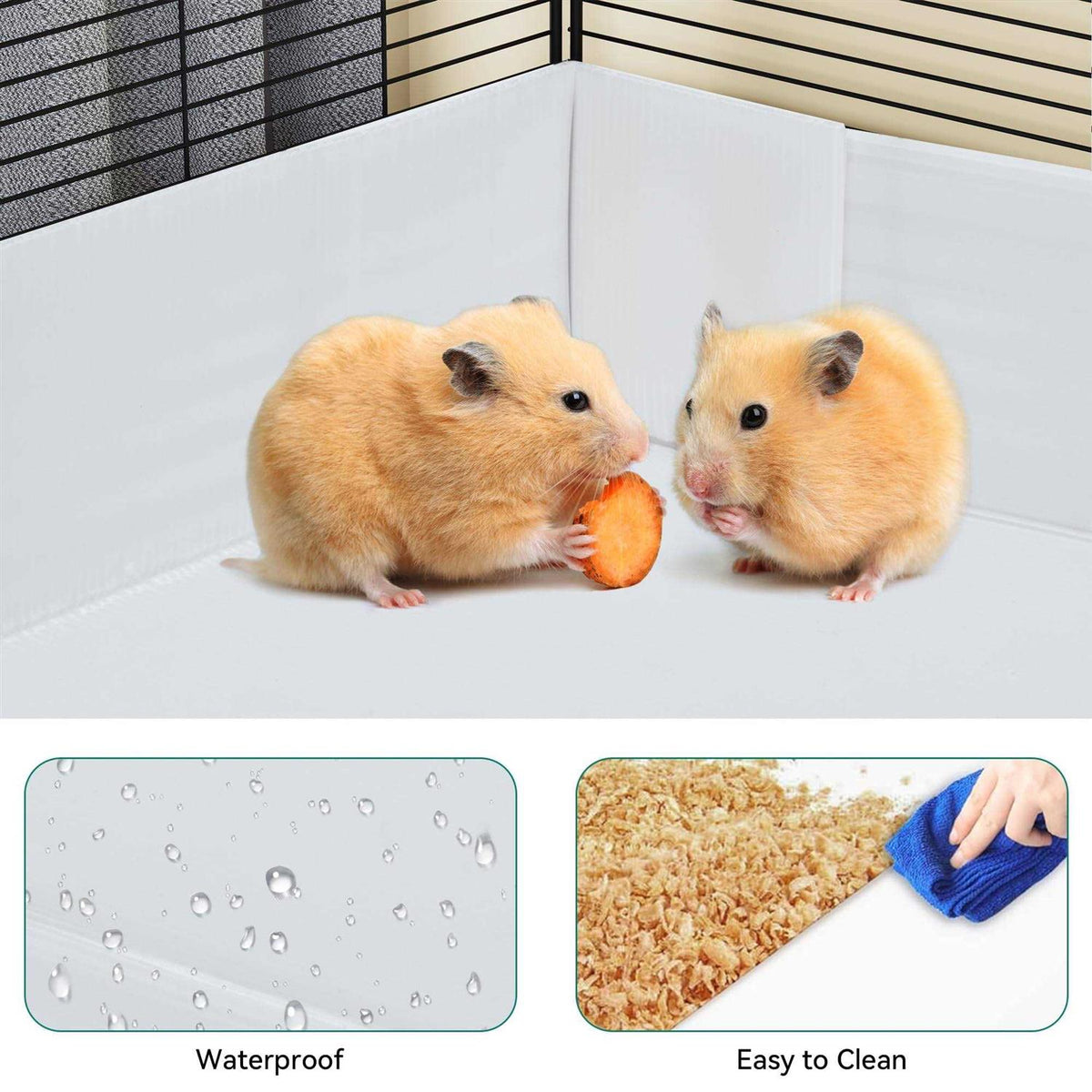 Guinea Pig Cage with Waterproof Plastic Liner L577