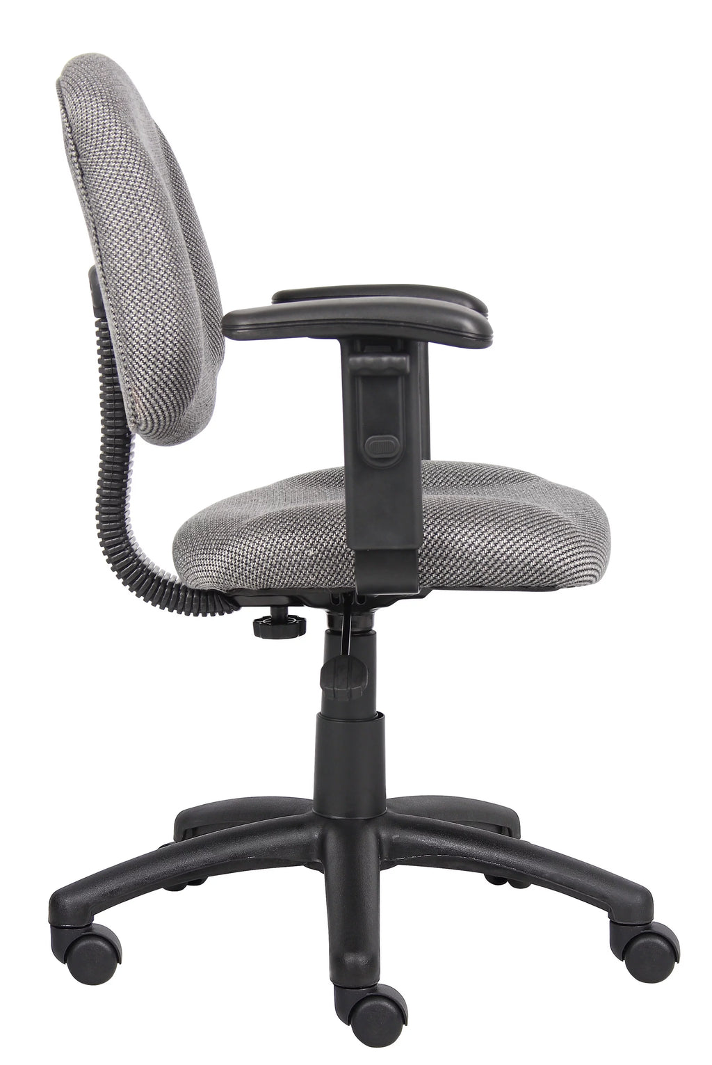 Grey Adjustable Office Task Chair with Adjustable Arms L90527