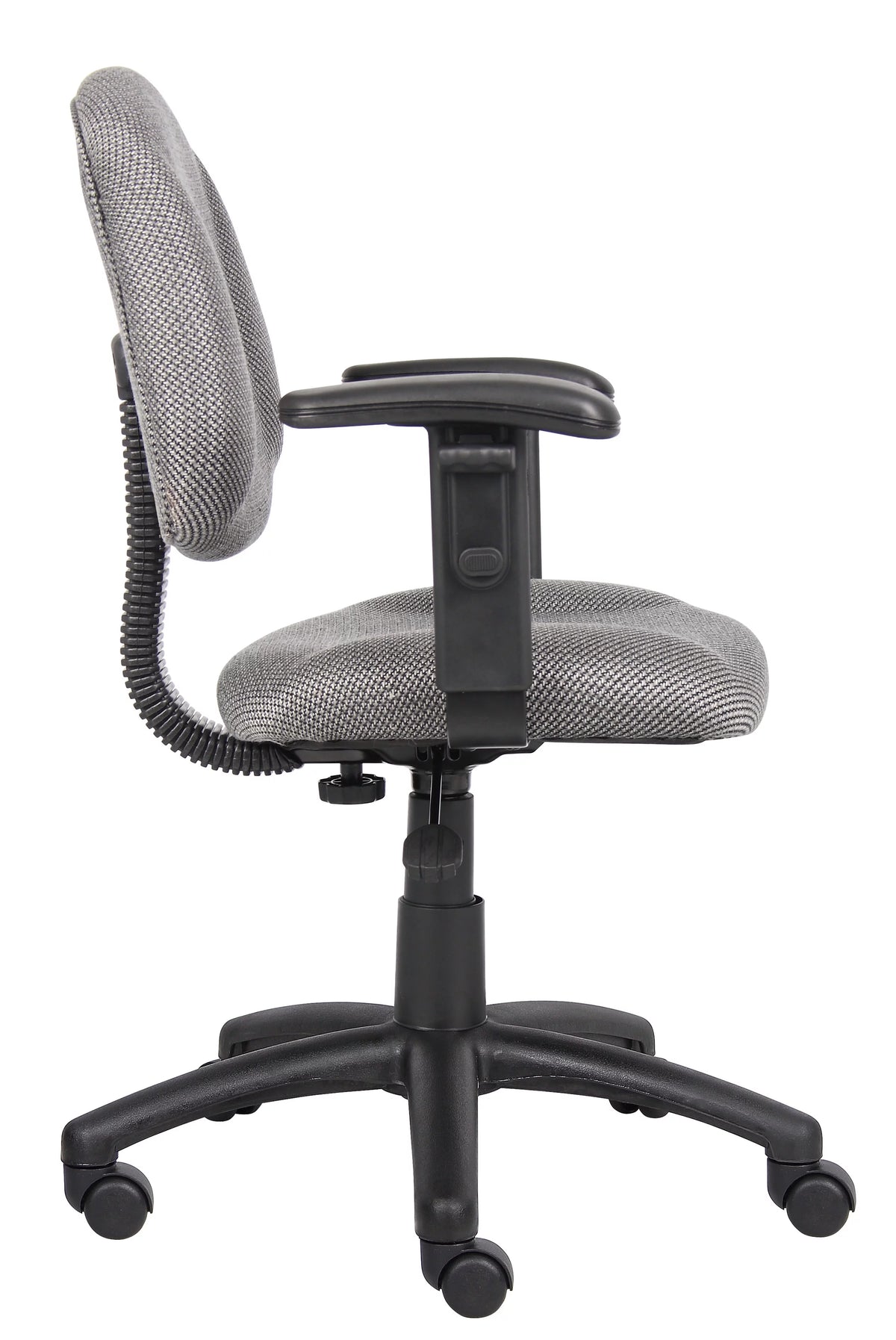 Grey Adjustable Office Task Chair with Adjustable Arms L90527