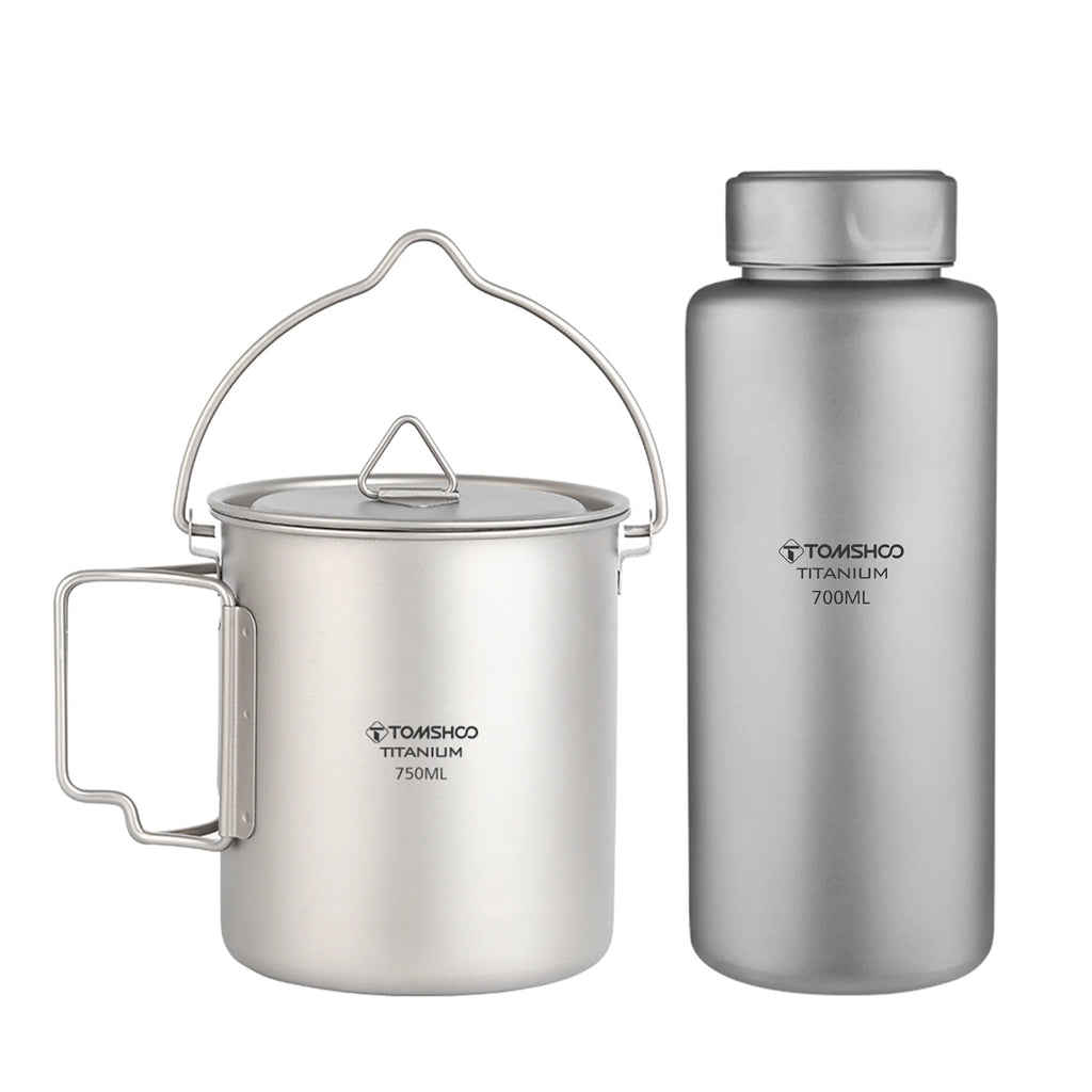 Lightweight Sport Water Bottle with Hanging Pot P767