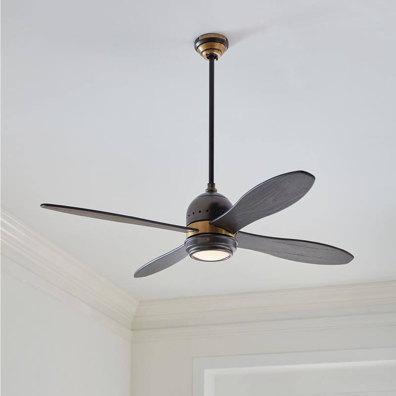 Polished Nickel 56-Inch Ceiling Fan I19955