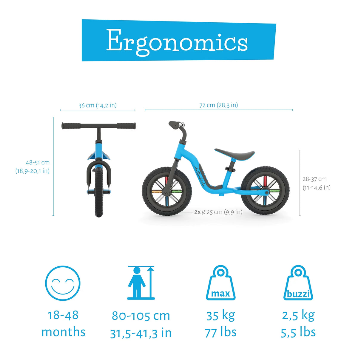 Balance Bike with Adjustable Seat R46876