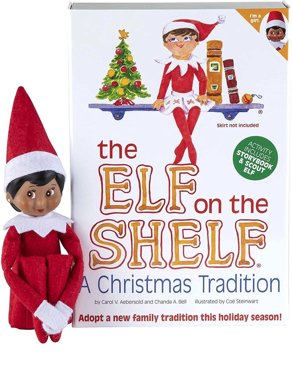 Brown-Eyed Girl Scout Elf Plush Toy V450