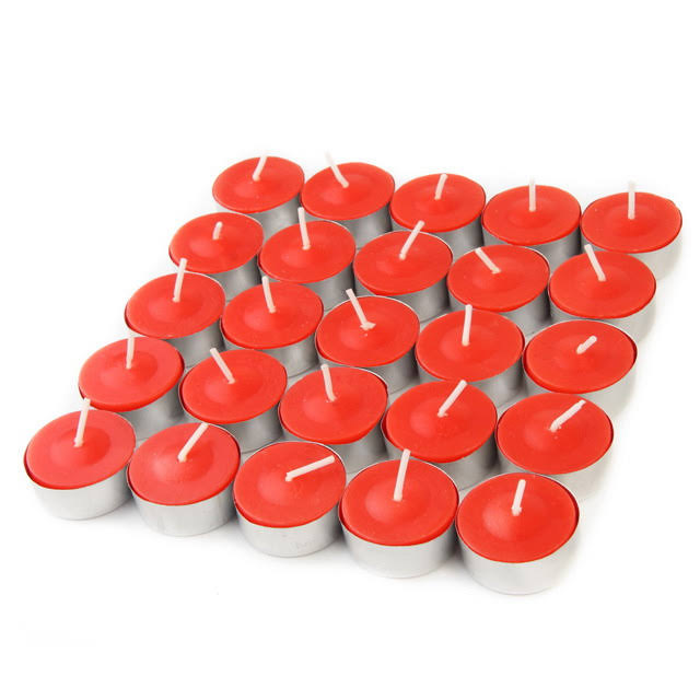 Red Citronella Tealight Candles 1200 Pcs W707566