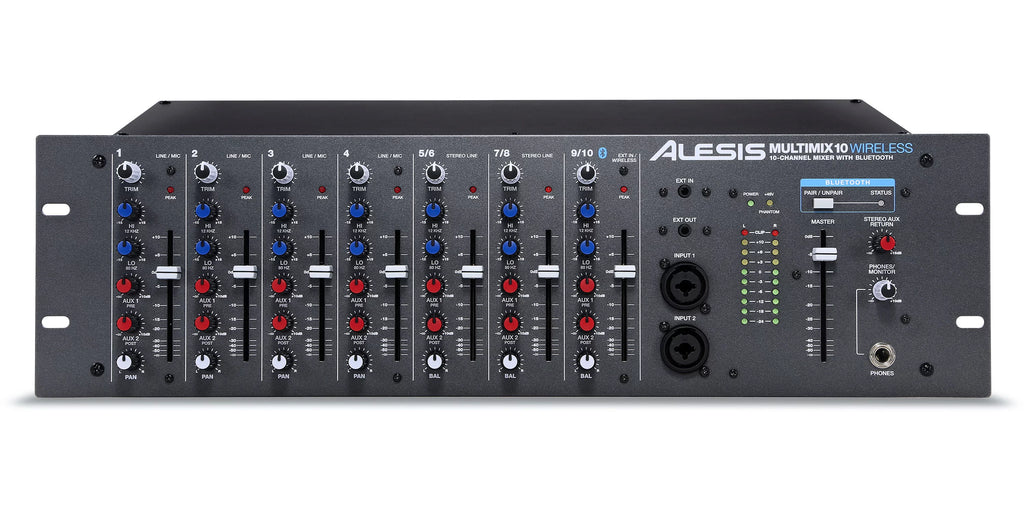 10-Channel Rackmount Mixer With Bluetooth E21440