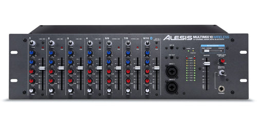 10-Channel Rackmount Mixer With Bluetooth E21440