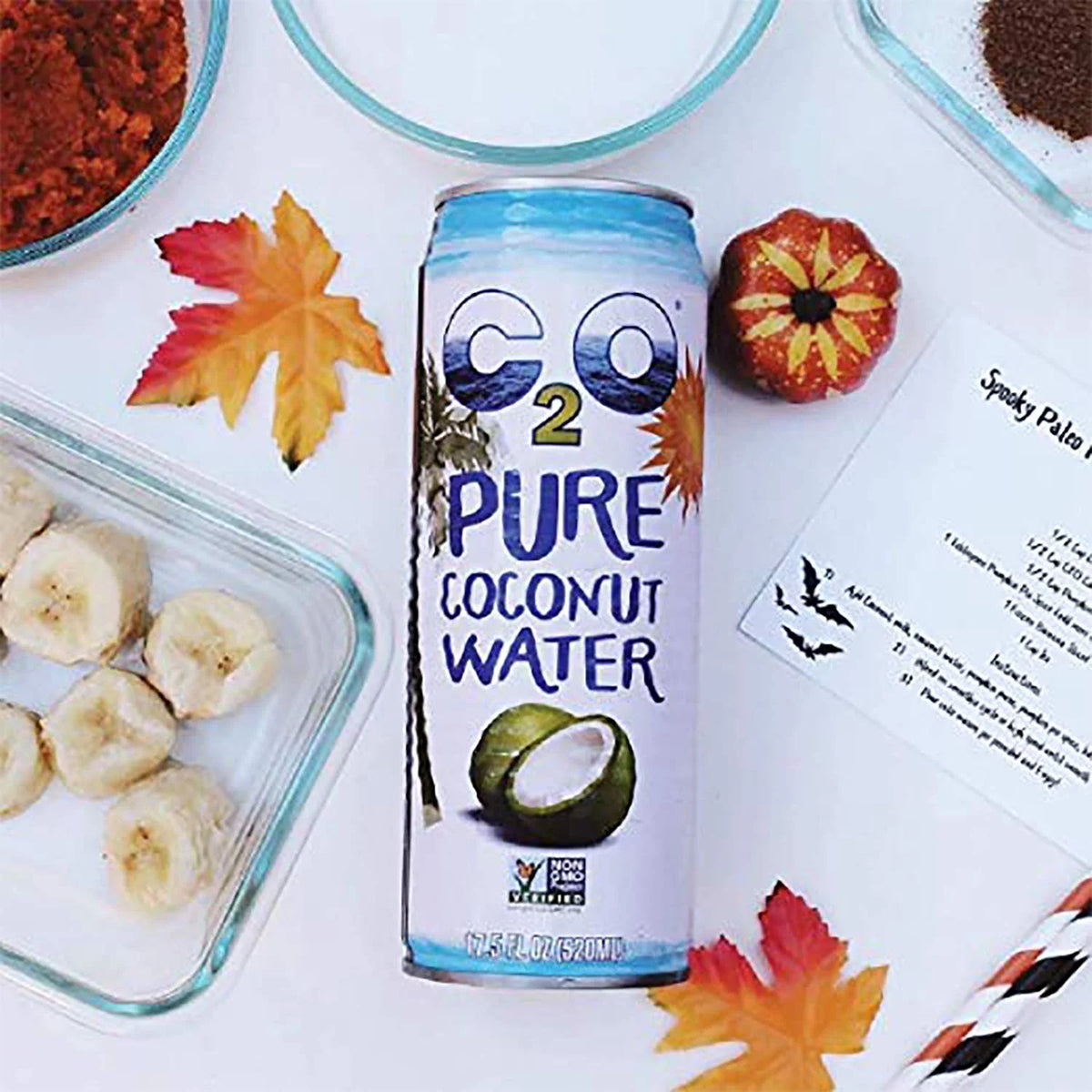 17.5 FL OZ Pack of 12 Pure Coconut Water G7838