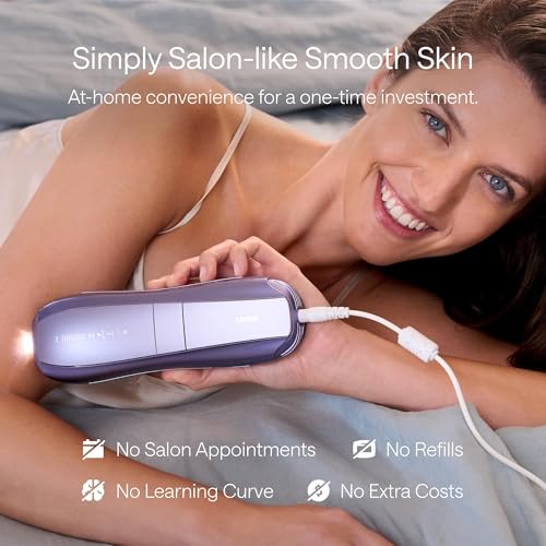 Laser Hair Removal Device with Ice Cool, Dual Lights, Skin Sensor & USHR Mode X435274