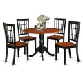 5 Piece Kitchen Table Set with 4 Wood Chairs A1018
