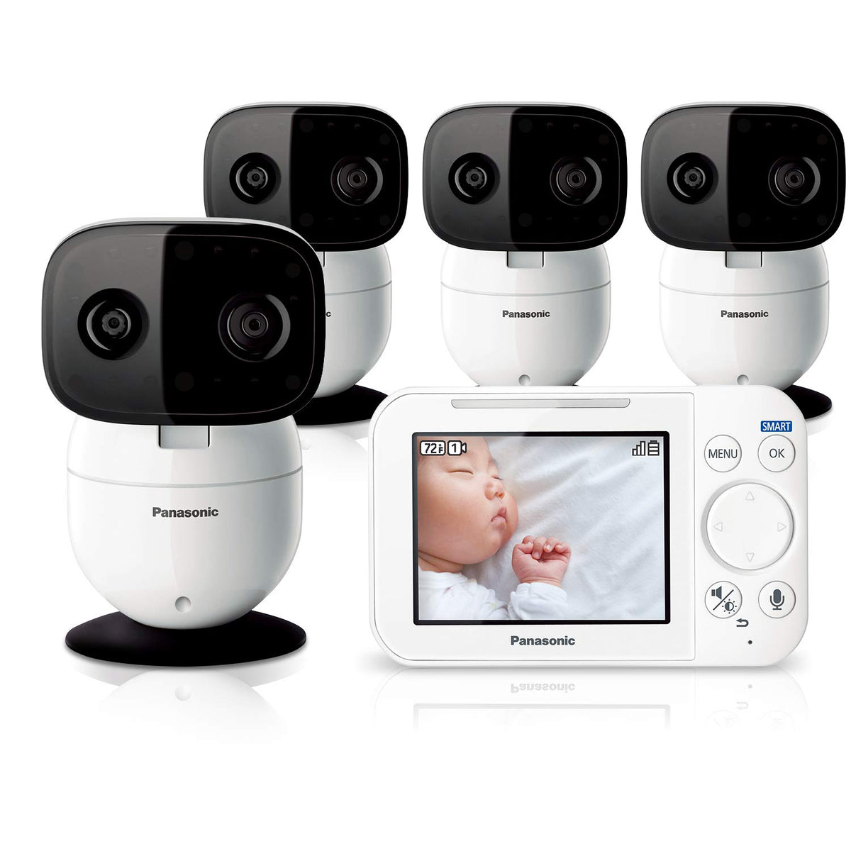 Baby Monitor with Camera and Audio, 3.5” Color Video, 2-Way Talk U9636