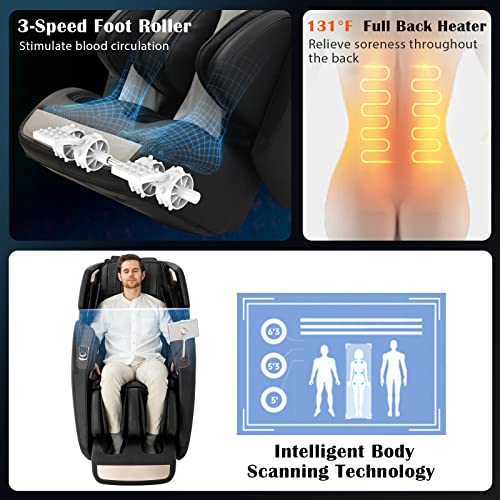 3D Full Body Massage Chair with SL Track N518