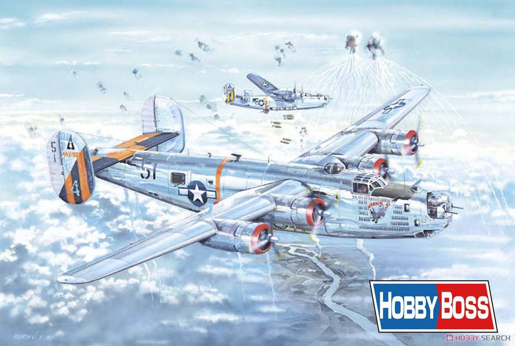 1/32 Consolidated B-24J Liberator Plastic Model Kit K930