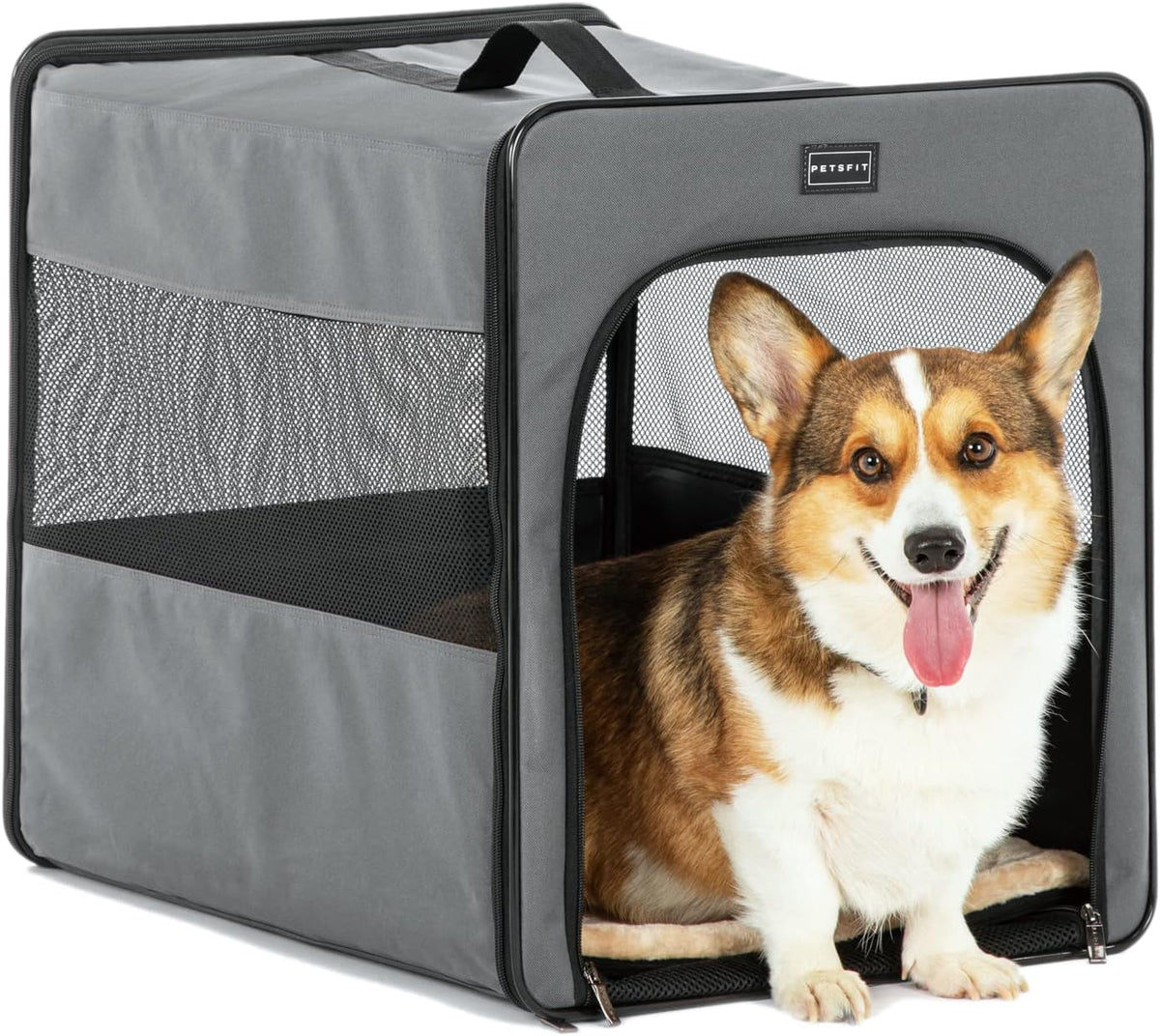 Collapsible Large Dog Travel Crate L2118