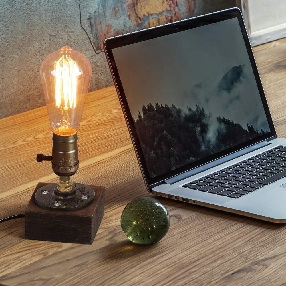 Vintage Industrial Desk Lamp Set of 2 G53719